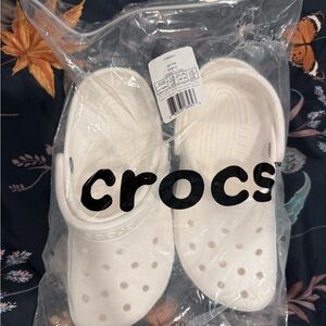 CROCS Women's Classic White Sandals